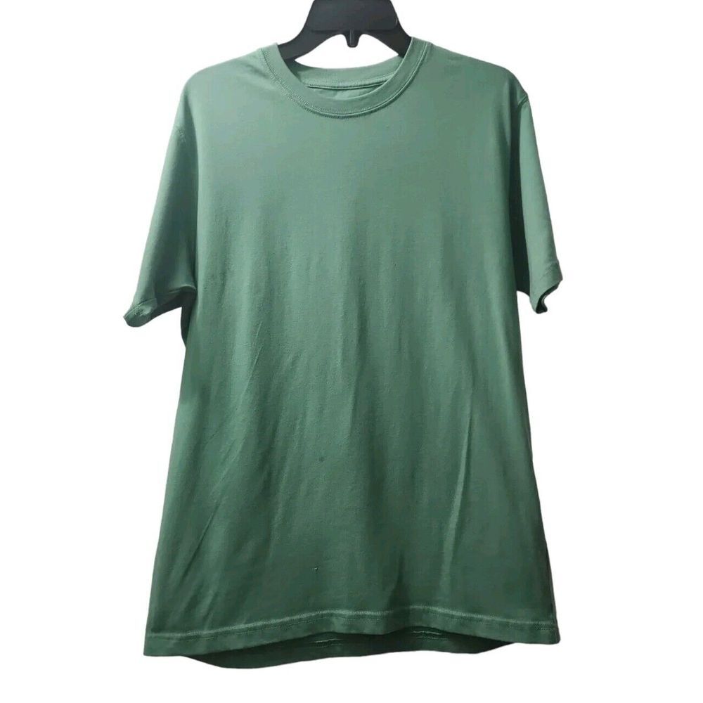 Members Mark‎ Tee Medium Crew Neck Green